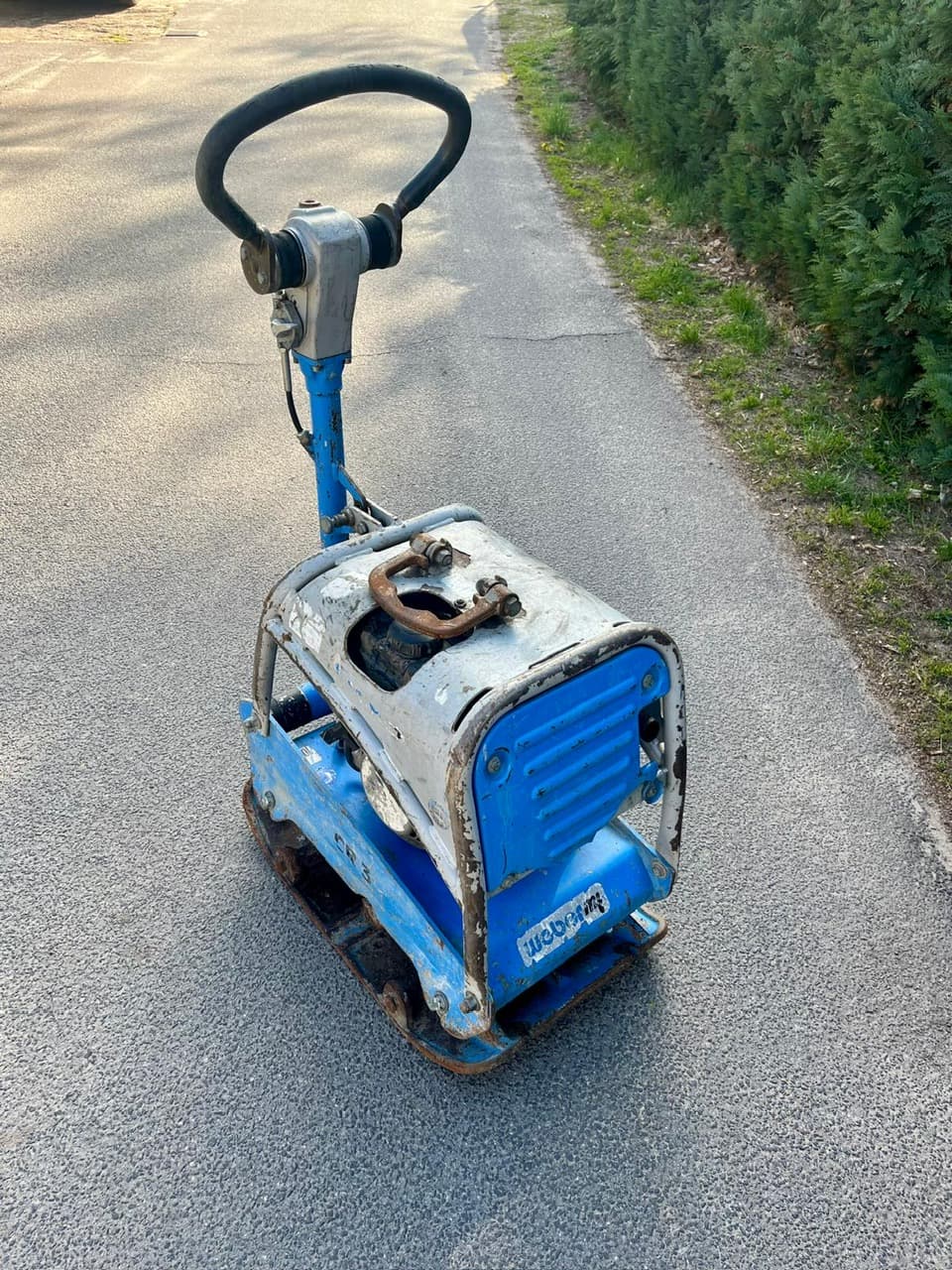 Weber CR 3 Rüttelplatte